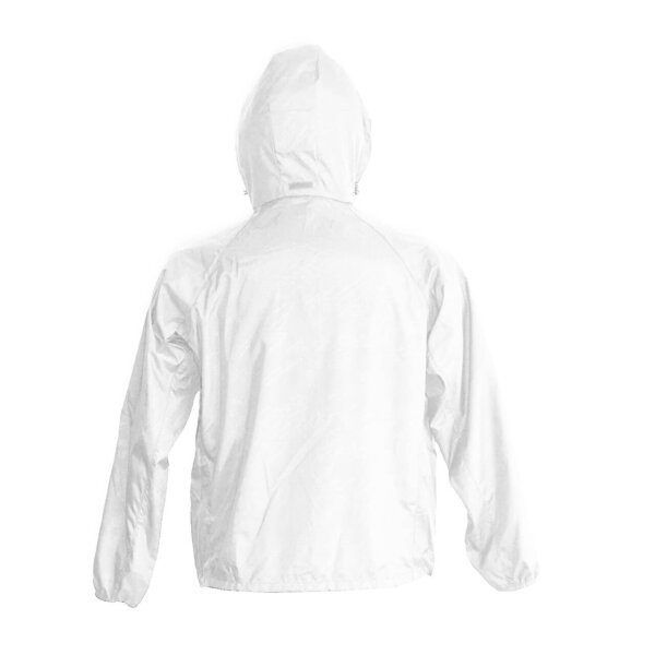Chaqueta Rompeviento | UNISEX | Blanco - LOOOP antifluido montaña versatil impermeable waterproof dwr goretex tatoo explorer nike columbia north face outdoor ecuador tienda oferta saldo promociones 2x1 cupon descuento oferta capucha material