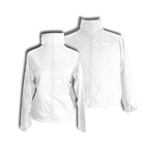 Chaqueta Rompeviento | UNISEX | Blanco - LOOOP antifluido montaña versatil impermeable waterproof dwr goretex tatoo explorer nike columbia north face outdoor ecuador tienda oferta saldo promociones 2x1 cupon descuento oferta capucha material