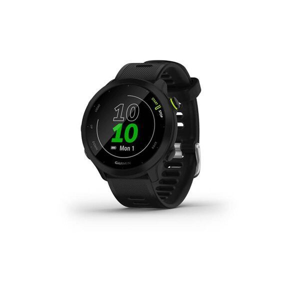 Reloj para correr Forerunner 55 de Garmin con GPS y entrenamientos diarios  sugeridos, hasta 2 semanas de duración de la batería, color aguamarina