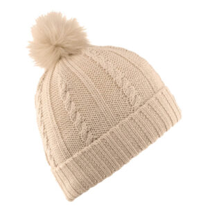 Gorro POMPON | BEIGE-GOLD