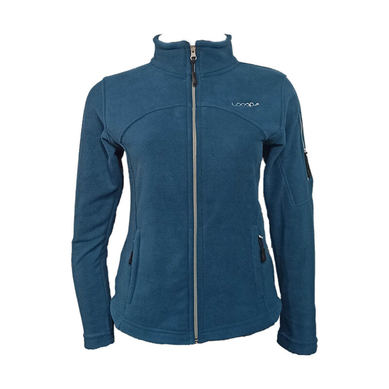 Chaqueta Full Zip Fleece | 2° CAPA | SHE Azul Petróleo