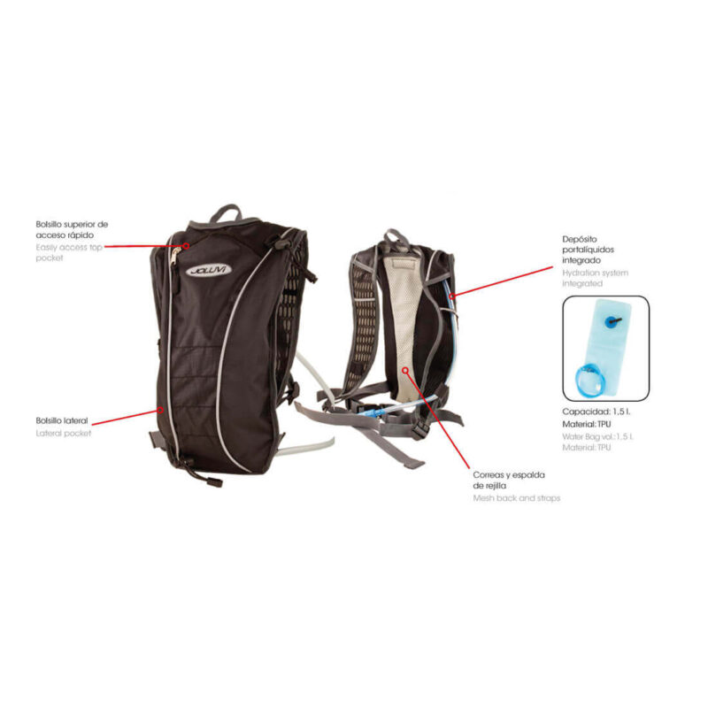 Mochila hidratación HYDRO 5L - JOLUVI