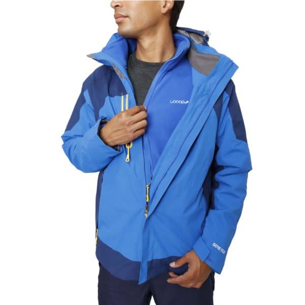 Chaqueta 3 en 1 | Waterproof + Polar | 3 CLIMAS GORE-TEX | Unisex | Azul Marino