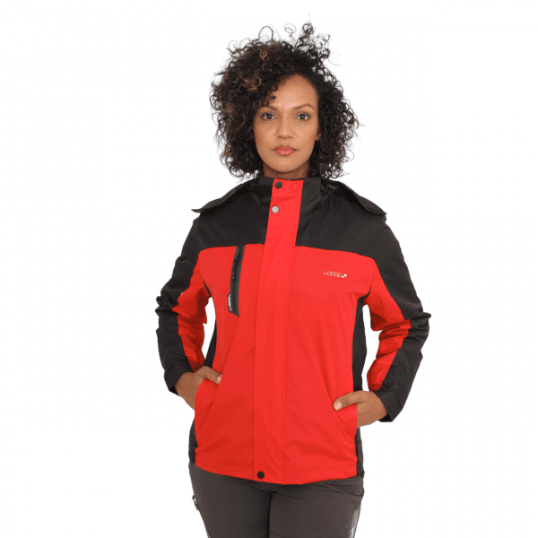 Chaqueta Impermeable 100% | TORMENTA | Unisex | Rojo oferta navidad trekking hiking senderismo quito montaña ruta altar cotopaxi tatoo explorer