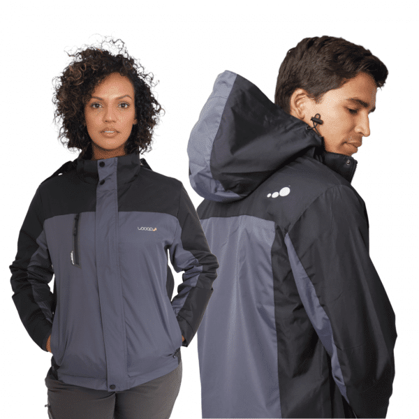 Chaqueta Impermeable 100% | TORMENTA | Unisex | Gris