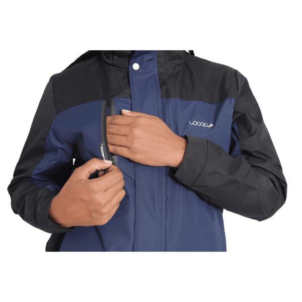 Chaqueta Impermeable 100% | TORMENTA | Unisex | Azul Marino