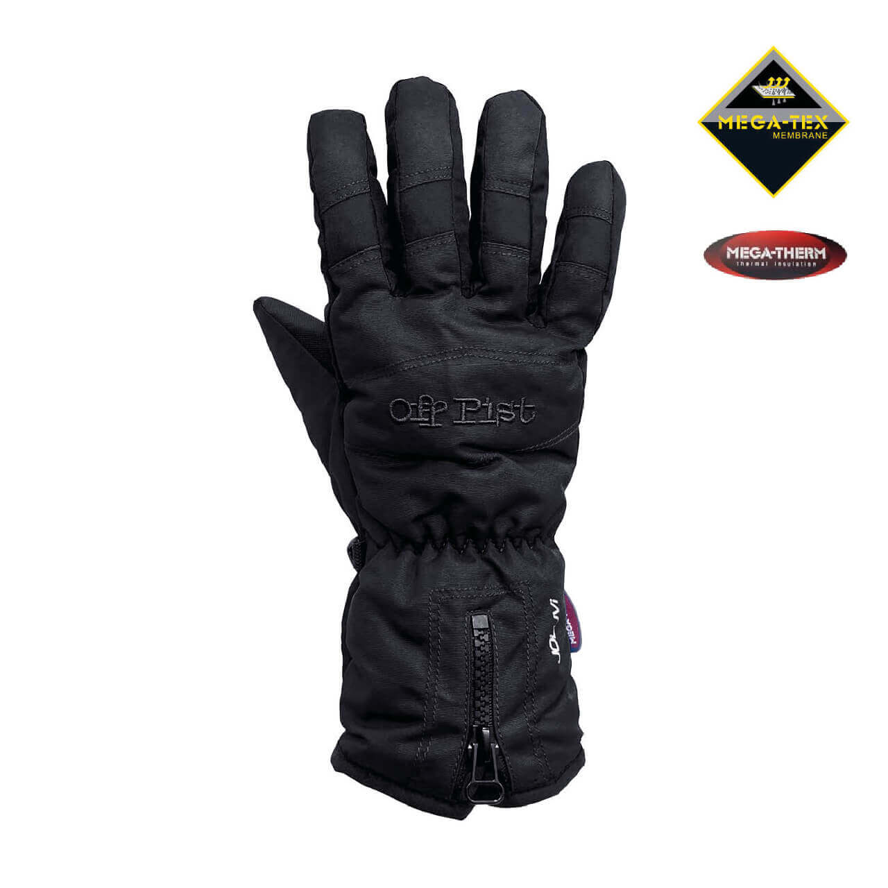 Guantes de esquí Pro para hombre, Guantes Hombre, Negro