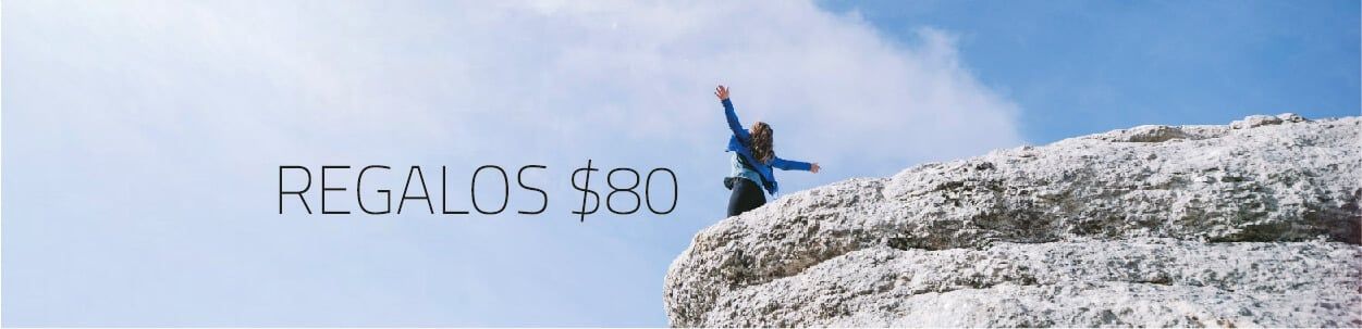 REGALOS 80 banner categoria tienda online montaña senderismo ecuador quito cotopaxi tatoo explorer mochila down goretex impermeable termica plumas bota waterproof equipos chompa chaqueta pantalon