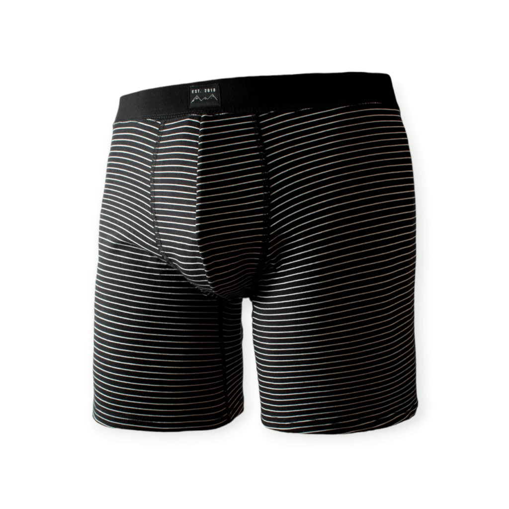 Boxer HE | Rayas Negro | OTZIotzi caracteristicas boxer ropa interior hombre ecuador quito