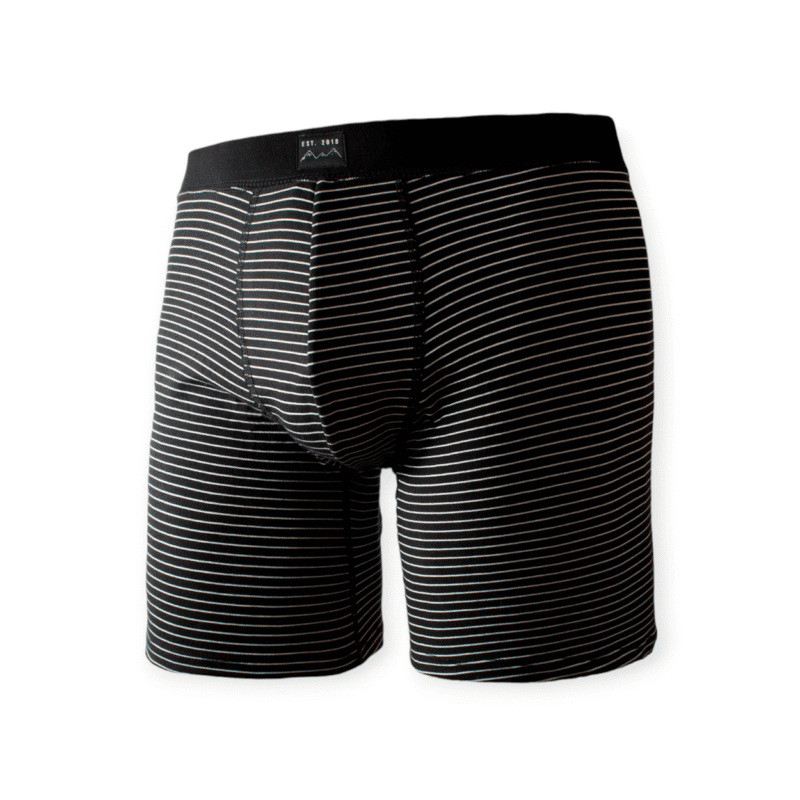 Boxer HE | Rayas Negro | OTZIotzi caracteristicas boxer ropa interior hombre ecuador quito