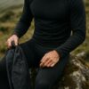 Mallas térmicas BASIC hibridas | 1° & 2º CAPA | Unisex Camiseta térmica BASIC hibrida | 1° & 2º CAPA | Unisex Chaqueta Softshell Trailguard | UNISEX | Negro-Azul