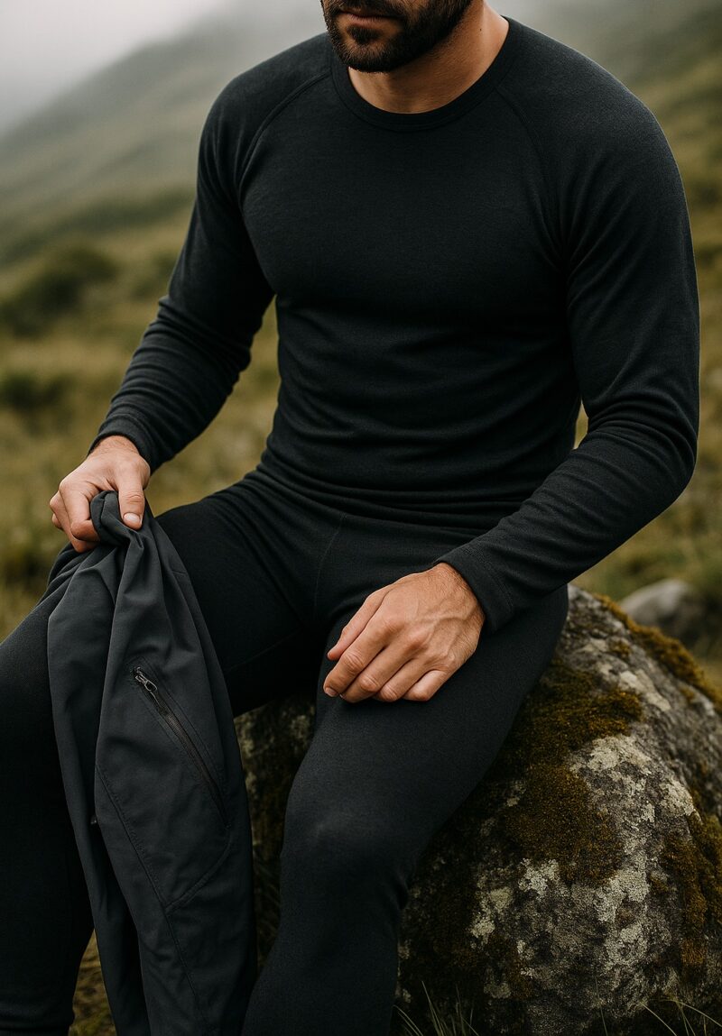 Mallas térmicas BASIC hibridas | 1° & 2º CAPA | Unisex Camiseta térmica BASIC hibrida | 1° & 2º CAPA | Unisex Chaqueta Softshell Trailguard | UNISEX | Negro-Azul