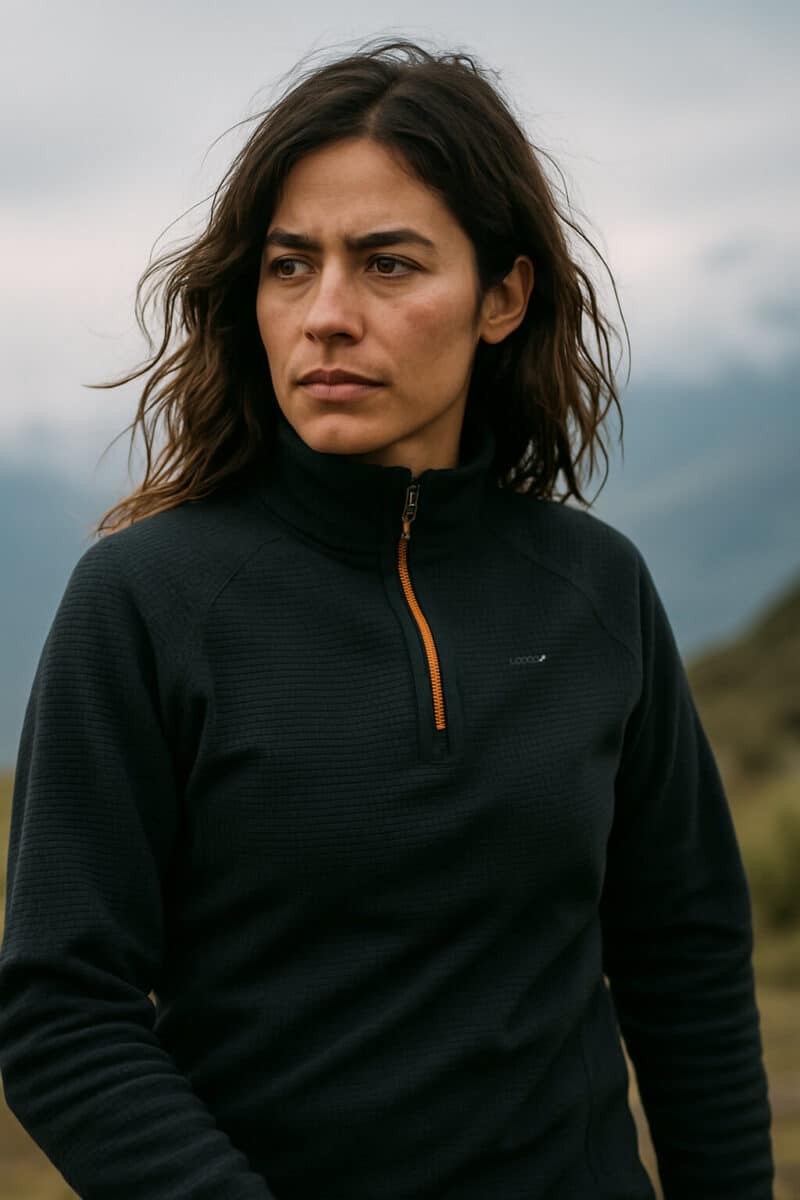 Saco Fleece Performance CubeDry | Unisex | Negro