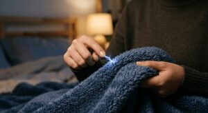 Cómo quitar electricidad estática de las cobijas y tejidos?